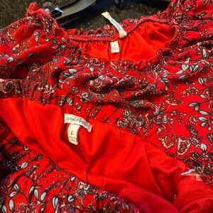 Speechless Red Floral 2 piece set